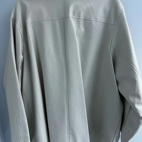 Oversized Maeve Pleather Moto Jacket - Picture 6 of 6